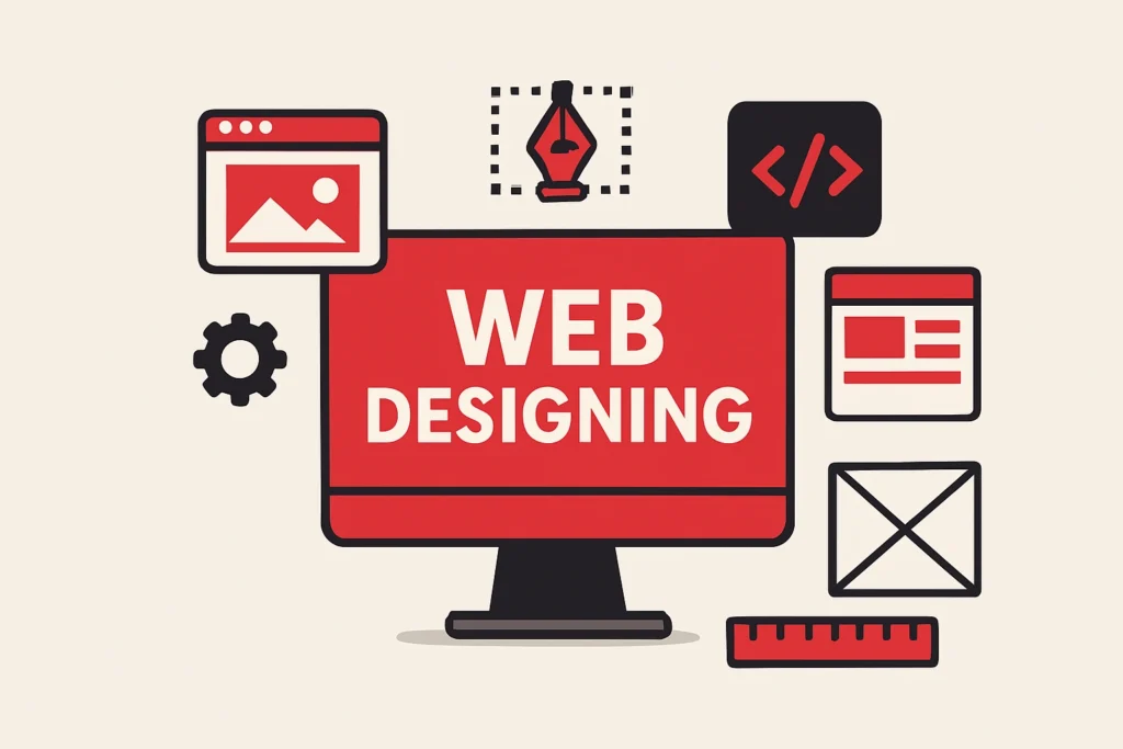 web design tools and icons